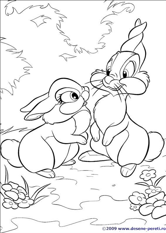 bambi desene colorat